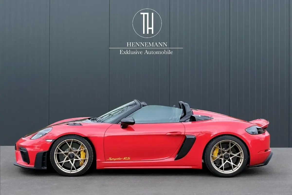 Gebraucht Porsche 718 Spyder RS 500 PS (367 kW) 2024 Rot Cabrio