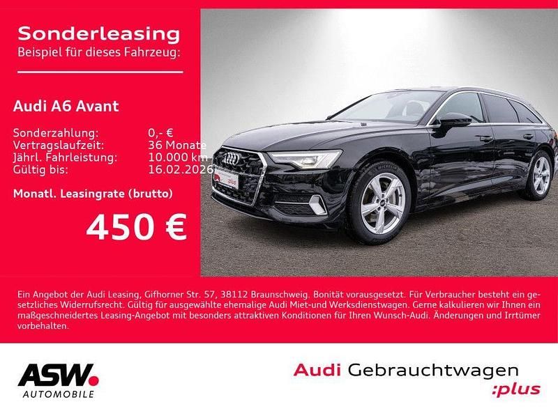 Mythosschwarz metallic Gebraucht 2025 Audi A6 Advanced Plus Kombi | 49.360 € (Fairer Preis) - Bild 1/4