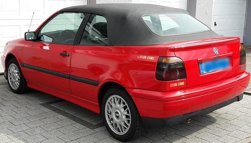 Rot Gebraucht 1995 VW Golf Cabriolet Cabrio | 9.000 € - Bild 1/3