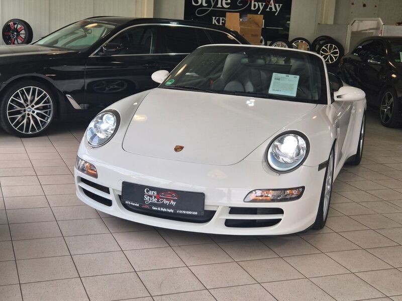 Carraraweiß Gebraucht 2008 Porsche 911 Carrera 4S Cabriolet Cabrio | 49.499 € (Fairer Preis) - Bild 1/4