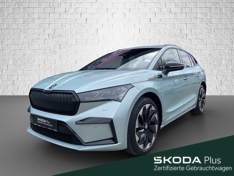 Silber Gebraucht 2022 Skoda Enyaq iV SportLine SUV | 35.980 € (Etwas zu teuer) - Bild 1/4