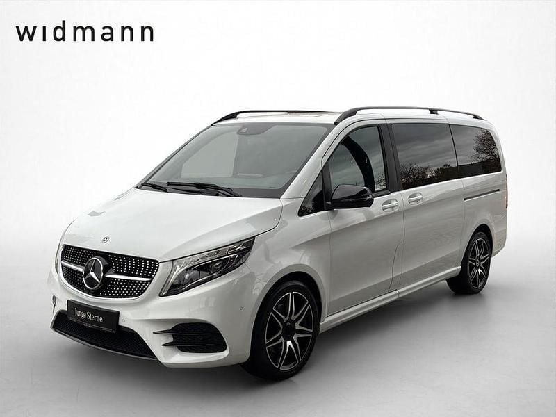Bergkristallweiss metallic Gebraucht 2021 Mercedes V300 AMG line Van / Kleinbus | 49.850 € (Guter Preis) - Bild 1/4