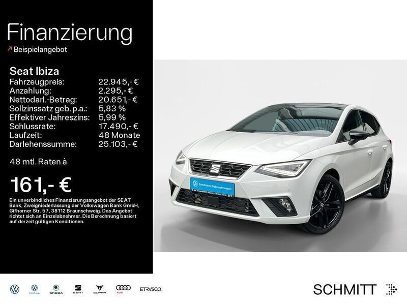 Weiß Gebraucht 2024 Seat Ibiza FR Limousine | 23.185 € (Fairer Preis) - Bild 1/4