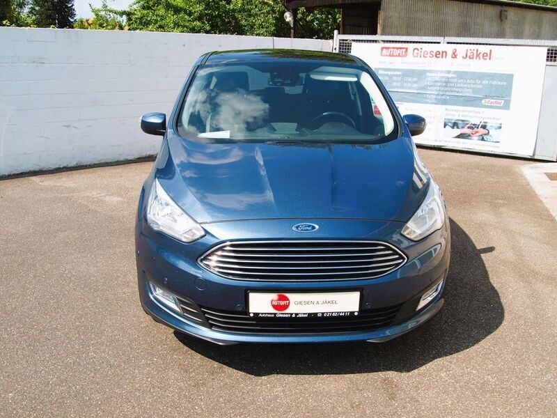 Blau Gebraucht 2019 Ford C-MAX Titanium Van / Kleinbus | 10.890 € (Fairer Preis) - Bild 1/4