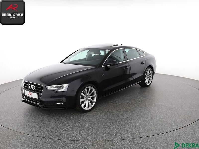 Schwarz Gebraucht 2015 Audi A5 Sportback S-Line Kleinwagen | 18.880 € (Fairer Preis) - Bild 1/4