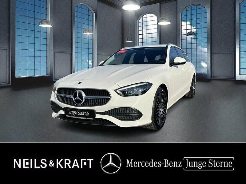 Unilack polarweiß Gebraucht 2024 Mercedes C200 Avantgarde Kombi | 37.970 € (Superpreis) - Bild 1/4