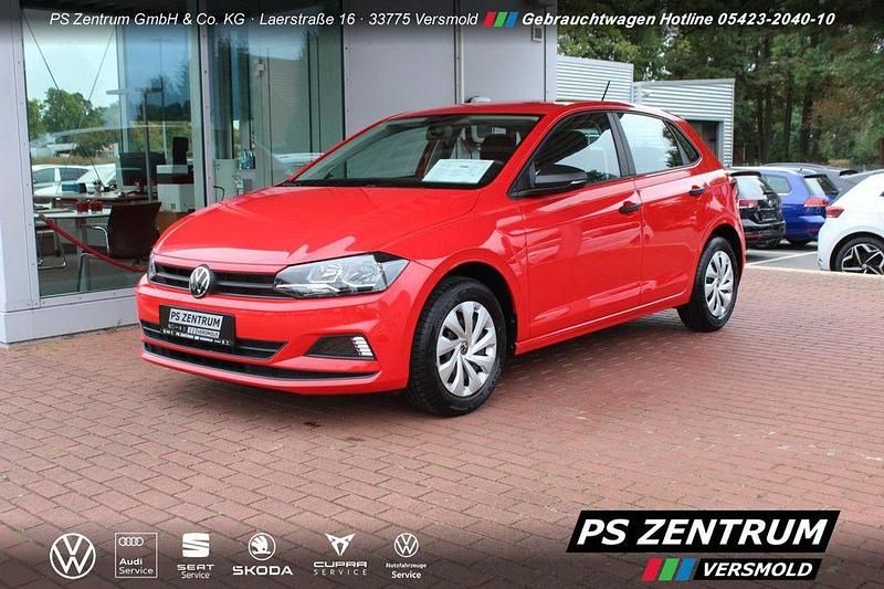 Rot Gebraucht 2021 VW Polo Trendline Kleinwagen | 14.630 € (Fairer Preis) - Bild 1/4