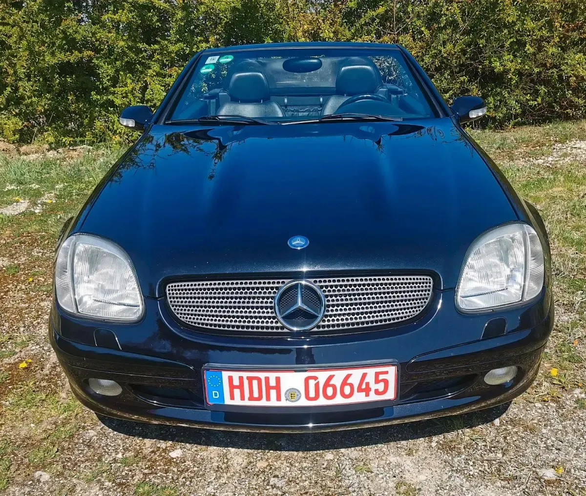 Gebraucht Mercedes SLK320 218 PS (160 kW) 2000 Schwarz Cabrio