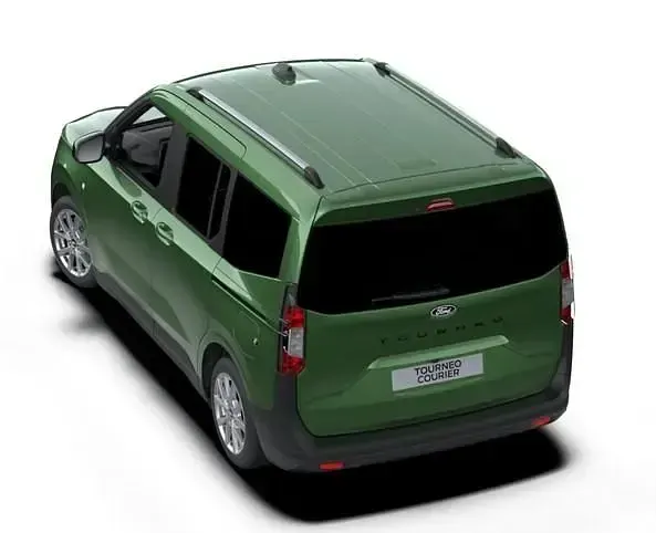 Neu Ford Tourneo Courier Titanium 125 PS (91 kW) 2026 Grün Van / Kleinbus