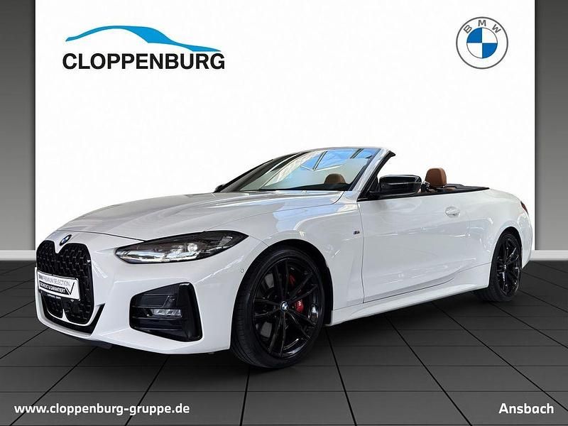 Weiß Gebraucht 2021 BMW 430 Cabriolet Shadowline Cabrio | 44.890 € (Etwas zu teuer) - Bild 1/4