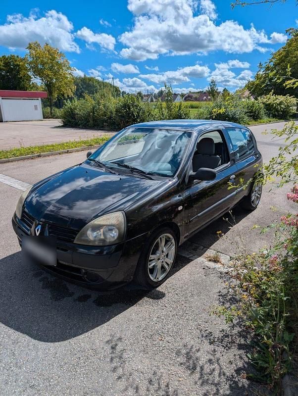 Schwarz Gebraucht 2006 Renault Clio II Authentique Kleinwagen | 1.100 € (Fairer Preis) - Bild 1/4