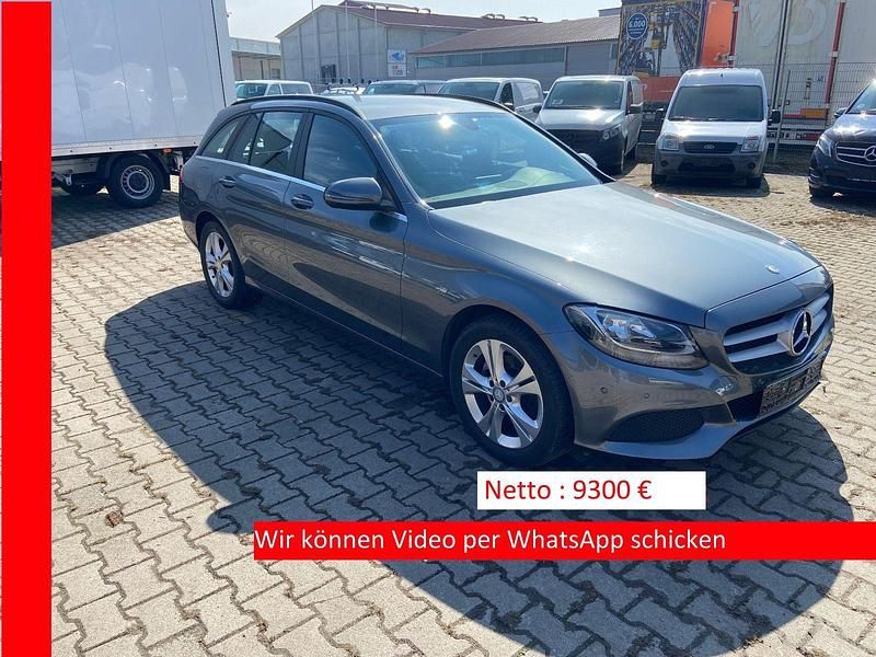 Grau Gebraucht 2016 Mercedes C200 Kombi | 11.067 € (Guter Preis) - Bild 1/4