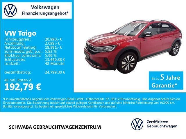 Kings red metallic Gebraucht 2025 VW Taigo Goal SUV | 20.990 € (Fairer Preis) - Bild 1/4