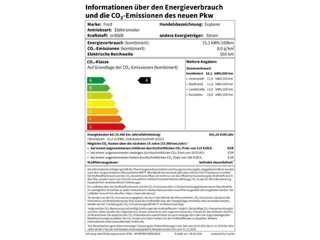 Gebraucht Ford Explorer Premium 210 kW (286 PS) 2022 Blau SUV