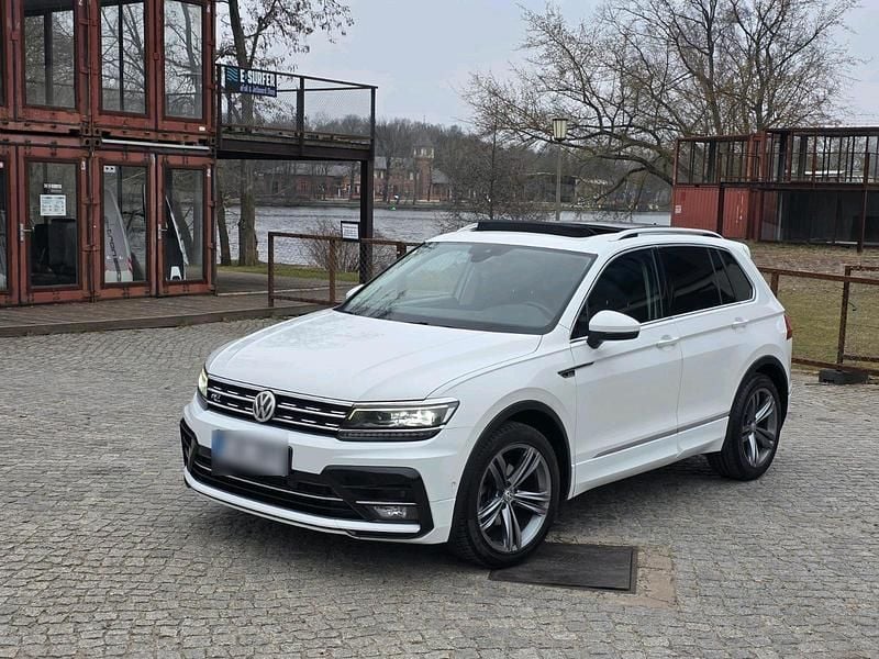 Gebraucht VW Tiguan R-line 150 PS (110 kW) 2018 Weiß SUV