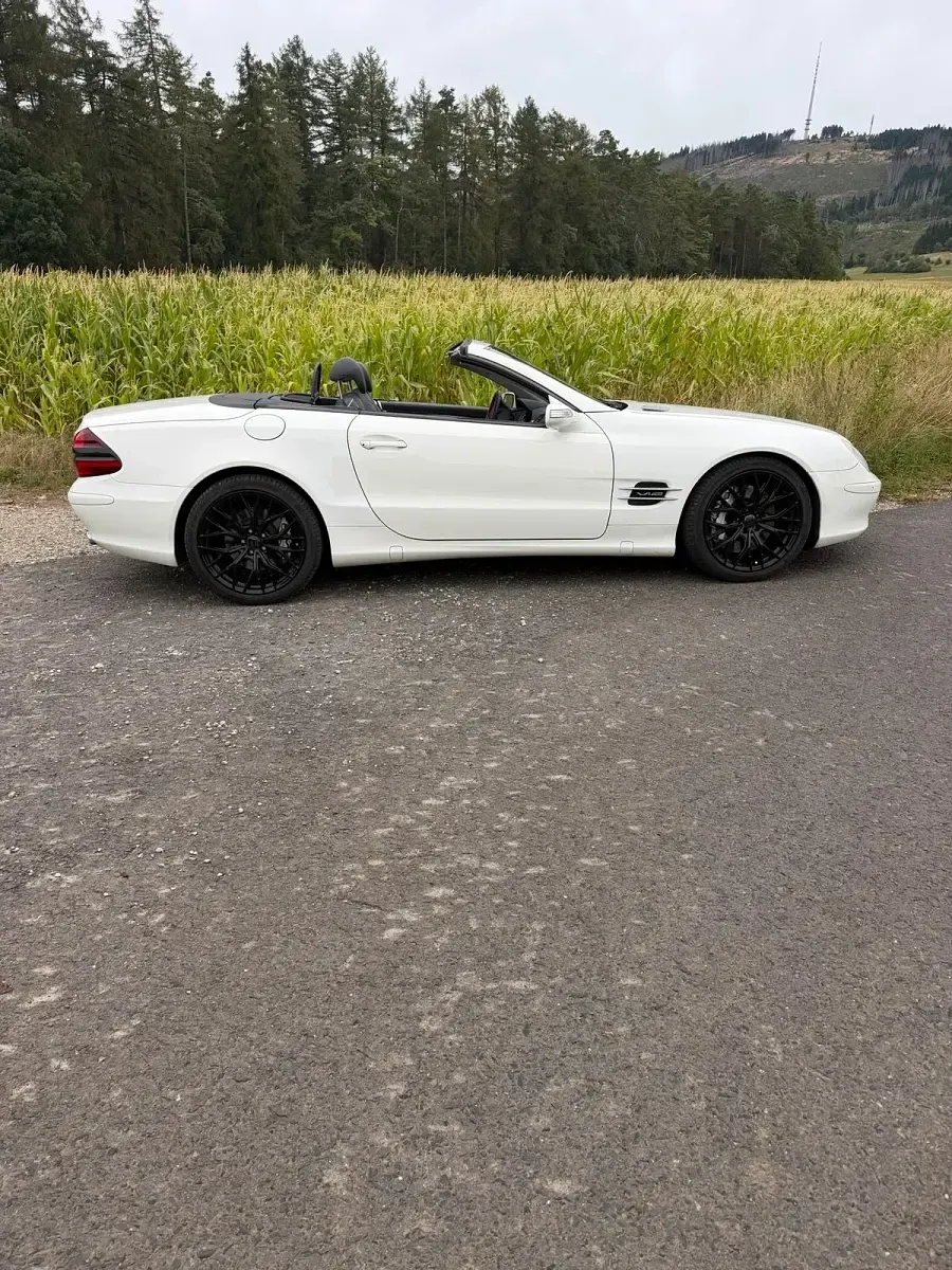 Gebraucht Mercedes SL600 500 PS (367 kW) 2003 Weiß Cabrio