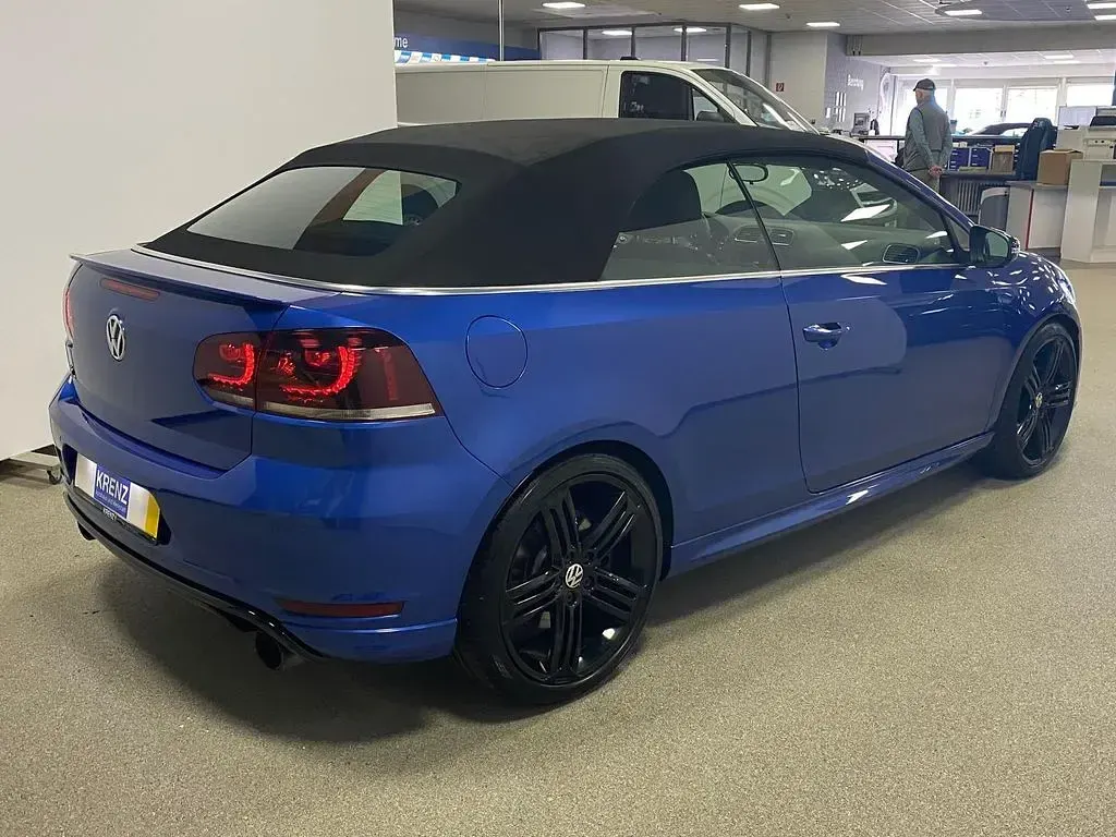 Brugt VW Golf Cabriolet R 265 HK (194 kW) 2014 Blå Cabriolet