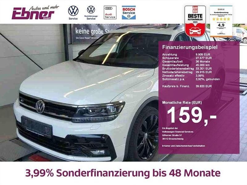 Pure white Gebraucht 2021 VW Tiguan Allspace Highline SUV | 39.820 € (Fairer Preis) - Bild 1/4