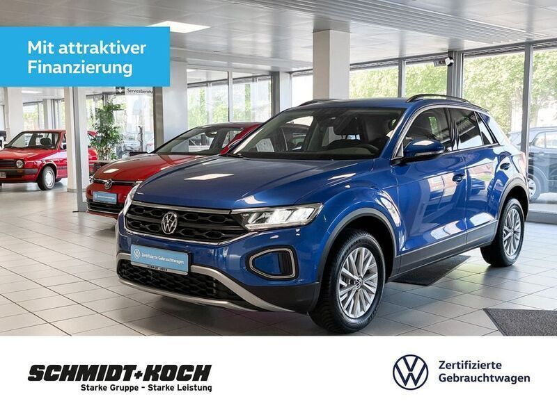 Blau Gebraucht 2024 VW T-Roc Life SUV | 31.695 € (Fairer Preis) - Bild 1/4