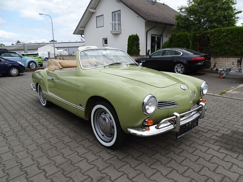Grün Gebraucht 1967 VW Karmann Ghia Karmann Cabrio | 63.990 € - Bild 1/4