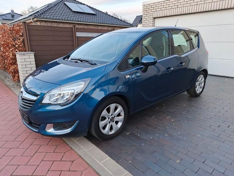 Gebraucht Opel Meriva Edition 95 PS (69 kW) 2015 Blau Van / Kleinbus