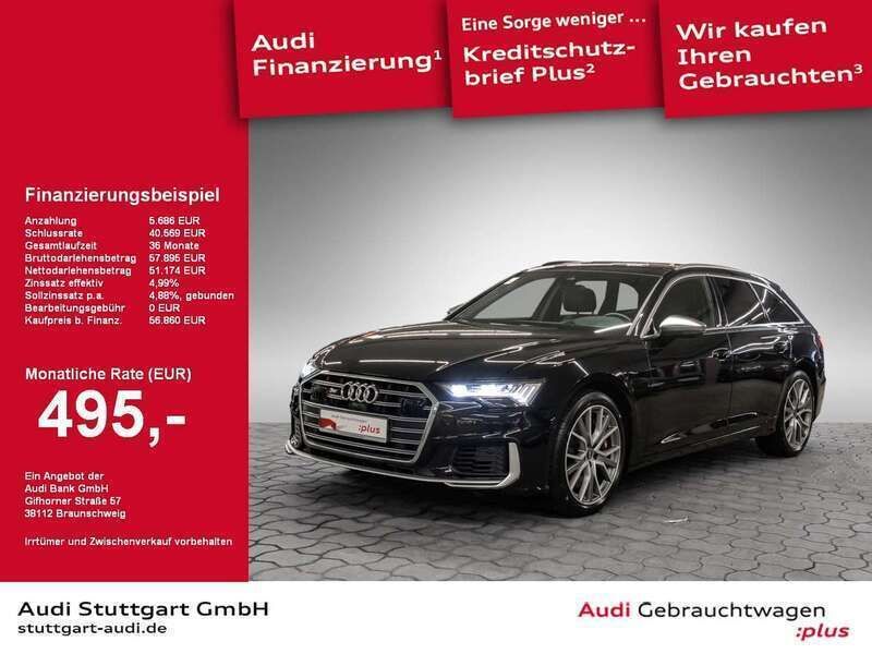 Mythosschwarz Gebraucht 2022 Audi S6 Ambiente Kombi | 59.490 € (Etwas zu teuer) - Bild 1/2