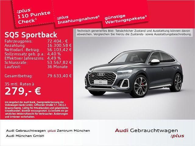 Grau Gebraucht 2024 Audi SQ5 Sportback Sport SUV | 72.404 € (Superpreis) - Bild 1/2