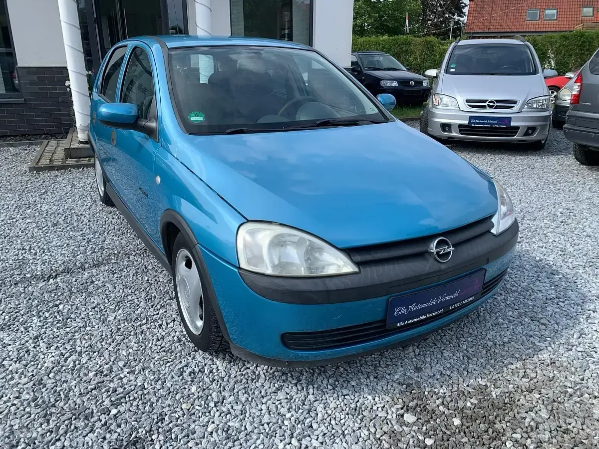 Gebraucht Opel Corsa 60 PS (44 kW) 2002 Blau Kleinwagen