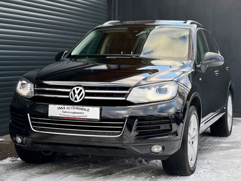 Schwarz Gebraucht 2012 VW Touareg R-line SUV | 24.980 € (Teuer) - Bild 1/4