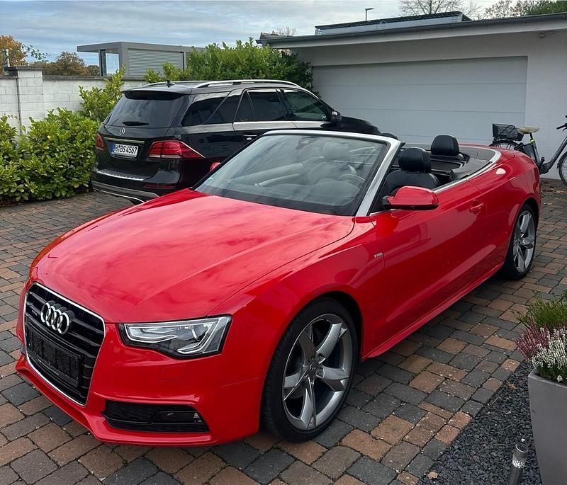Rot Gebraucht 2014 Audi A5 Cabriolet S-Line Cabrio | 22.900 € (Teuer) - Bild 1/4