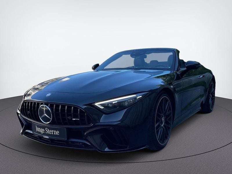 Metalliclack obsidianschwarz Gebraucht 2024 Mercedes SL55 AMG AMG Cabrio | 121.500 € (Superpreis) - Bild 1/4