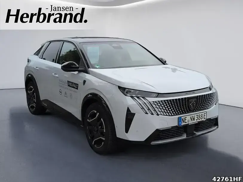 Gebraucht Peugeot e-3008 GTi 157 kW (214 PS) 2024 Weiss/typ aussenverkleidung me SUV