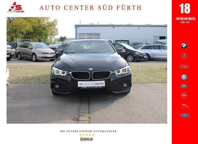 Schwarz Gebraucht 2020 BMW 418 Advantage Coupé | 27.849 € - Bild 1/4