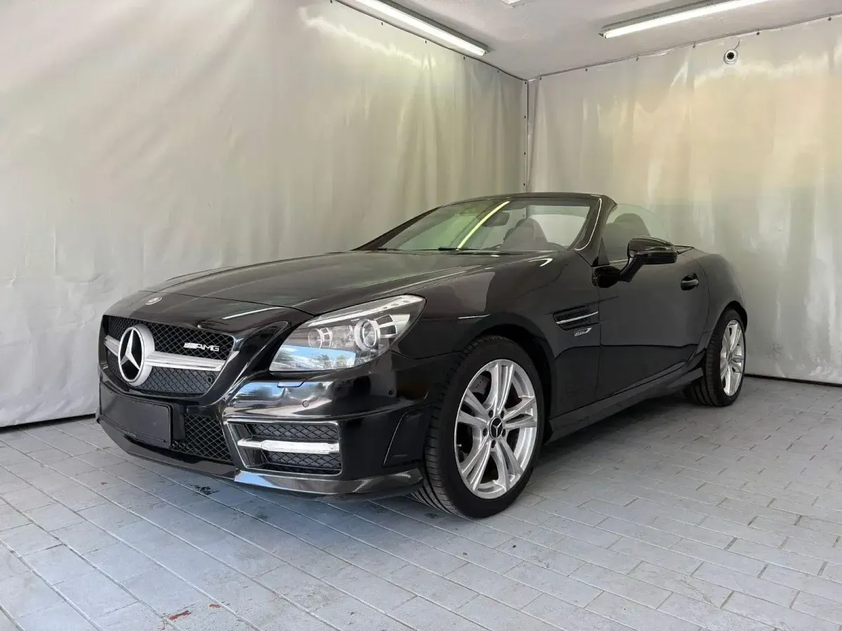 Gebraucht Mercedes SLK250 AMG 204 PS (150 kW) 2011 Schwarz Cabrio