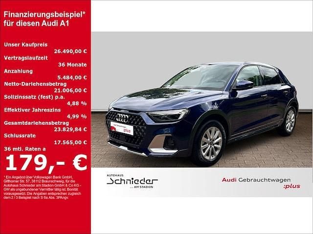 Navarrablau metallic Gebraucht 2024 Audi A1 Basis Kleinwagen | 26.490 € (Fairer Preis) - Bild 1/4