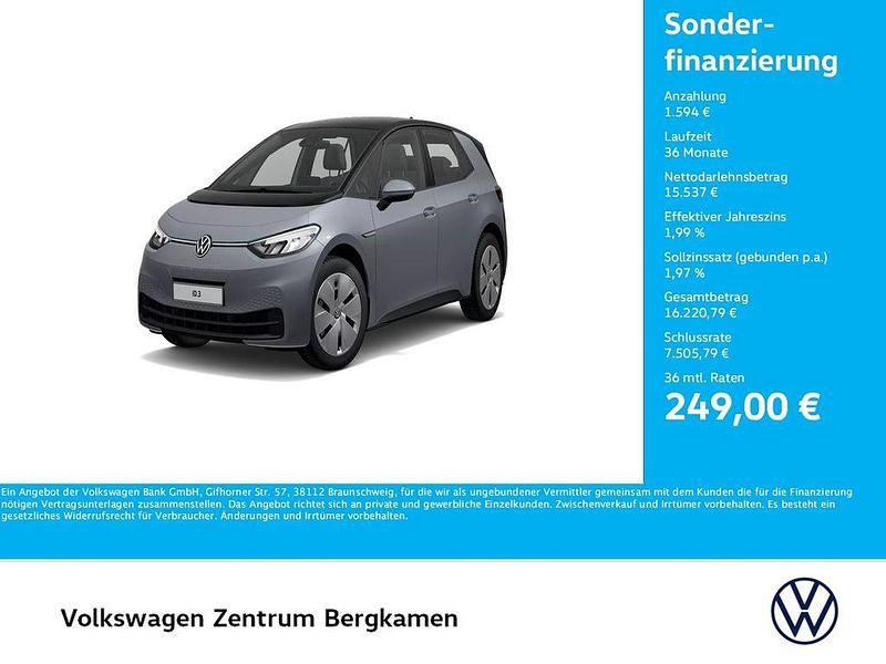 Grau Gebraucht 2021 VW ID.3 Pure Kleinwagen | 17.131 € (Guter Preis) - Bild 1/4