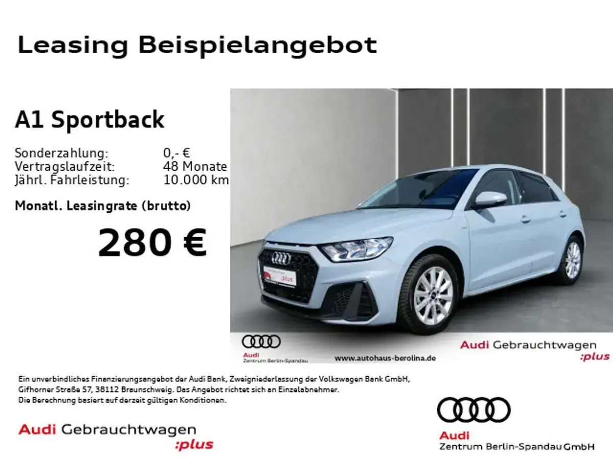Gebraucht Audi A1 S-Line 95 PS (69 kW) 2025 Pfeilgrau perleffekt SUV