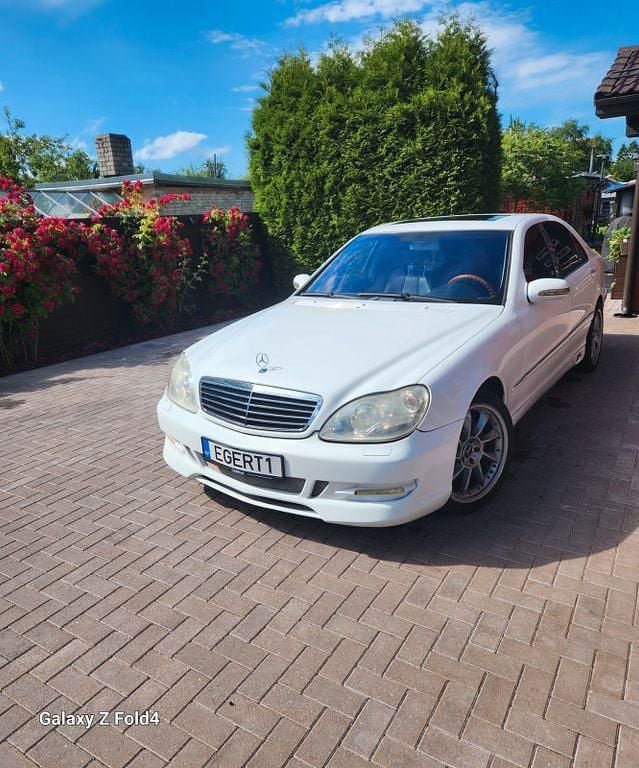 Weiß Gebraucht 2001 Mercedes S500L Limousine | 8.900 € (Superpreis) - Bild 1/4