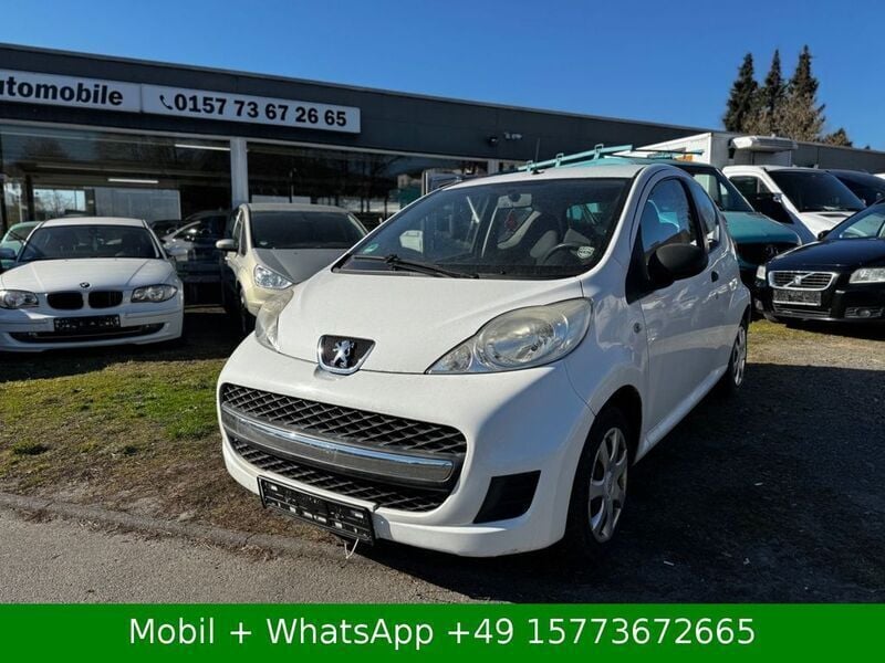 Weiß Gebraucht 2009 Peugeot 107 Filou Kleinwagen | 1.699 € (Guter Preis) - Bild 1/4