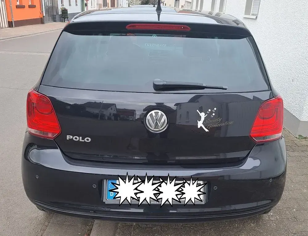 Gebraucht VW Polo Team 69 PS (50 kW) 2010 Schwarz Kleinwagen