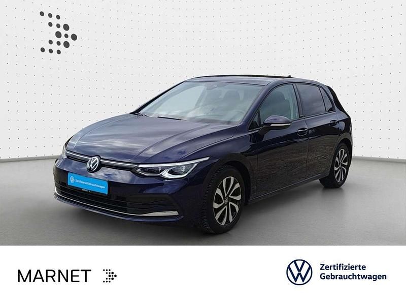 Atlantic blue Gebraucht 2022 VW Golf Active Limousine | 23.900 € (Fairer Preis) - Bild 1/3