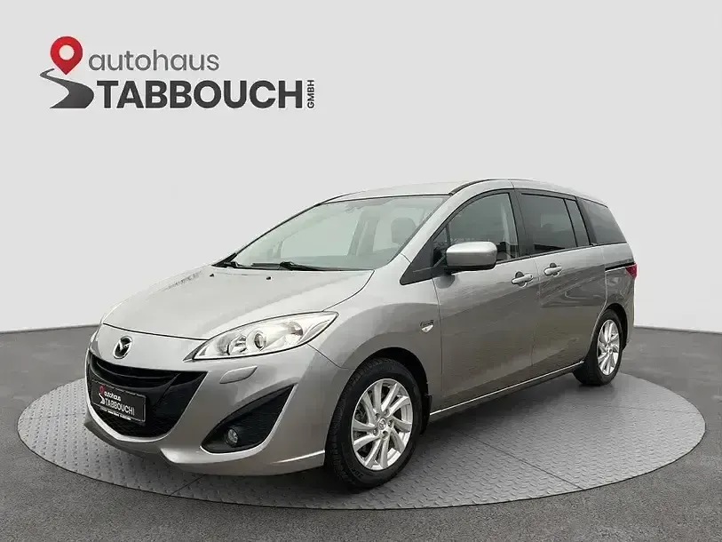 Gebraucht Mazda 5 Center-Line 115 PS (84 kW) 2011 Silber Van / Kleinbus