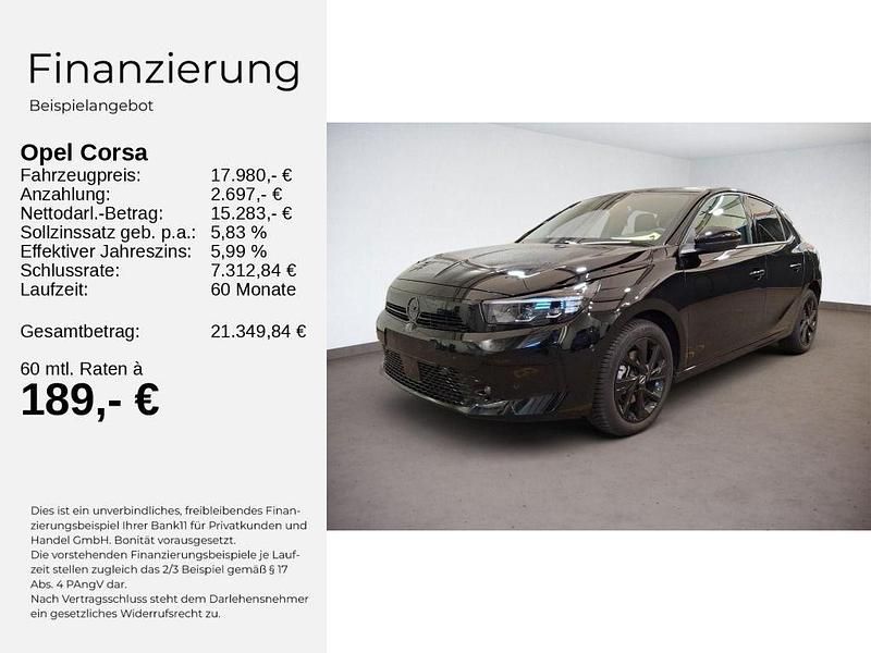 Gebraucht Opel Corsa 136 PS (100 kW) 2025 Schwarz Limousine