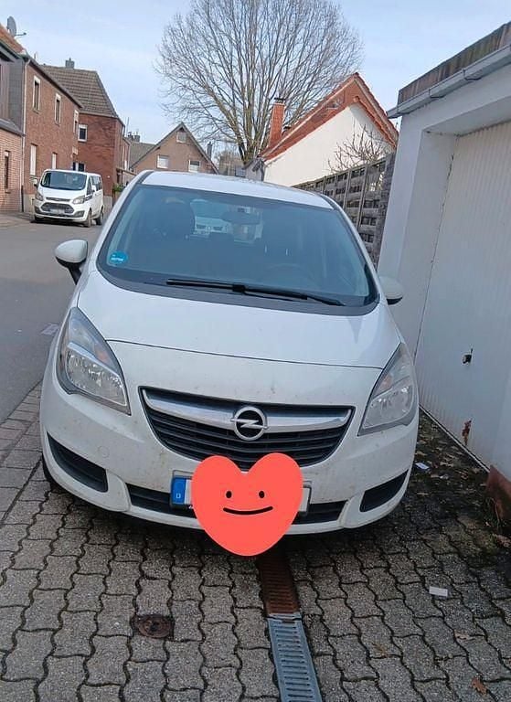 Gebraucht Opel Meriva Active 101 PS (74 kW) 2014 Weiß Van / Kleinbus