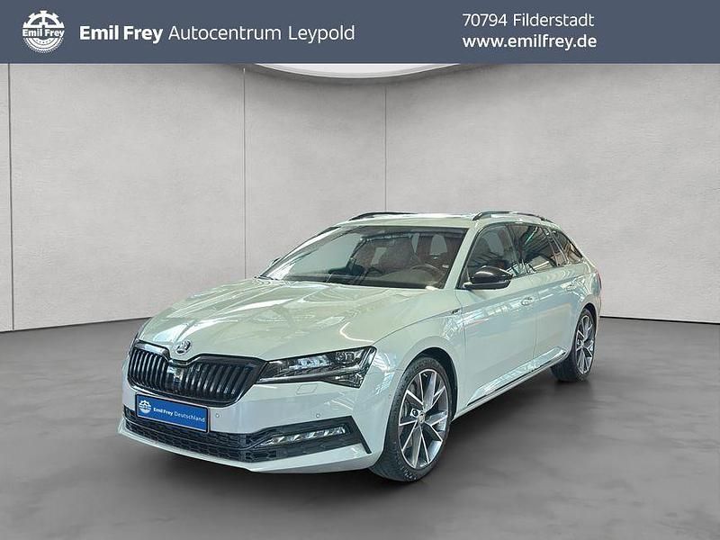 Grau Gebraucht 2022 Skoda Superb SportLine Kombi | 29.890 € (Fairer Preis) - Bild 1/4