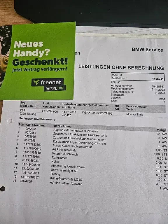 Gebraucht BMW 525 218 PS (160 kW) 2013 Schwarz Kombi