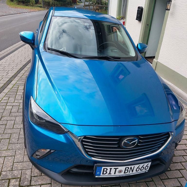 Blau Gebraucht 2016 Mazda CX-3 Exclusive-Line SUV | 16.100 € (Fairer Preis) - Bild 1/4