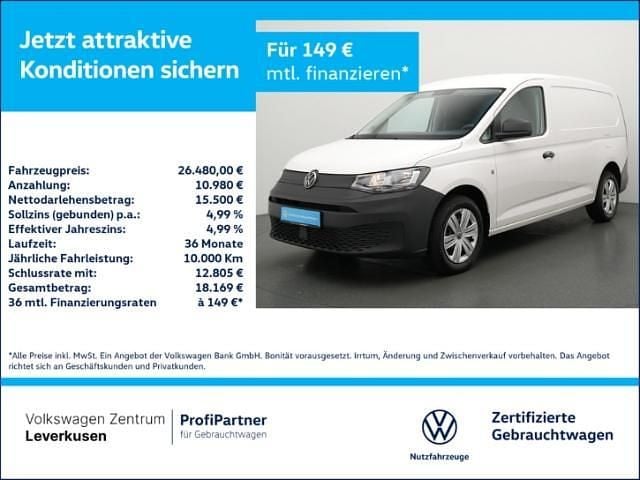 Weiss Gebraucht 2023 VW Caddy Van / Kleinbus | 22.680 € (Superpreis) - Bild 1/4