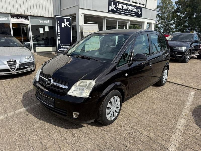 Schwarz Gebraucht 2005 Opel Meriva Edition Van / Kleinbus | 2.490 € (Etwas zu teuer) - Bild 1/4