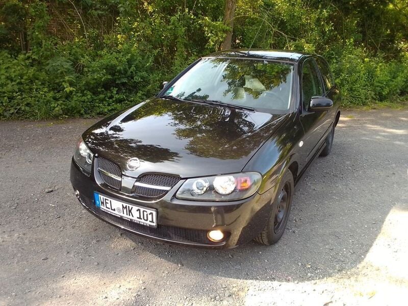 Schwarz Gebraucht 2006 Nissan Almera Limousine | 1.850 € (Fairer Preis) - Bild 1/4